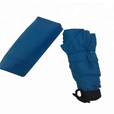5 طيات مظلة نسائية جيب صغيرة الحجم مع حقيبة إيفا