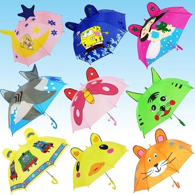 شخصية بنين بنات مظلة 3D الحيوان نمط الكرتون لطيف الحيوان الاطفال مظلة الأطفال