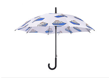 البوليستر / قماش حريري قماش المرأة المظلات عصا ، مظلة المطر عصا الغولف
