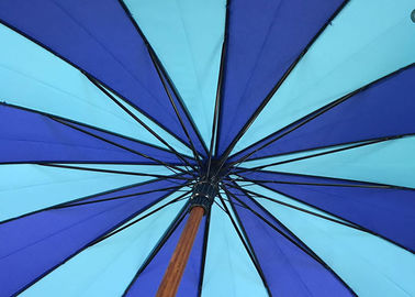 J الشكل مظلة عصا خشبية ، المطر مظلة مظلة مقبض خشبي حفل زواج الإطار