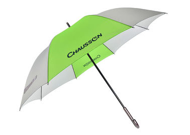 قطر 120CM الترويجية المطبوعة المظلات ، شركة قبضة كبيرة مظلة الغولف