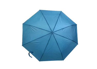 الأزرق طوي مظلة إطار معدني سوبر ضوء J مقبض يدوي إغلاق فتح