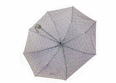 البوليستر / قماش حريري قماش البسيطة مظلة قابلة للطي ، مظلة قابلة للطي الذاتي