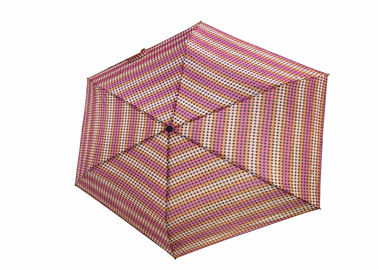 الوردي سوبر ميني دوت طوي مظلة المحمولة دليل الرياح مقاومة مفتوحة