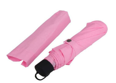 معدن رمح سيدة الوردي 3 إطار الألياف الزجاجية مظلة قابلة للطي 21 بوصة 8 الأضلاع