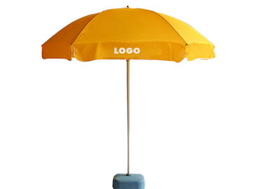 قضيب قابل للسحب مظلة حفل زواج الشاطئ ، مظلات الشاطئ الترويجية طبقتين