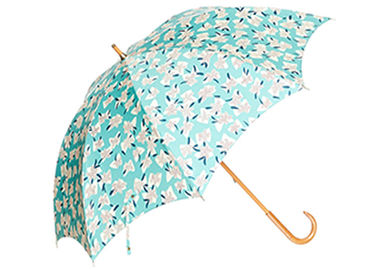 23 &quot;مظلة خشبية مستقيمة مريحة تصميم مقبض مظلة عازمة رئيس