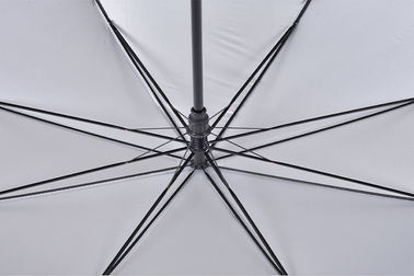 شعار مخصص عصا طويلة الترويجية مظلات الجولف مقبض بلاستيكي منحني