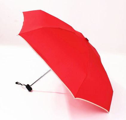 مظلة قابلة للطي صامدة للرياح بلون سادة للرجال