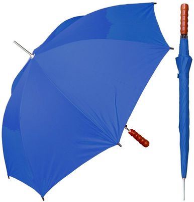 مظلة عصا أوتوماتيكية مقاومة لتسرب الماء مقاس 23 بوصة مع مقبض على شكل حرف J