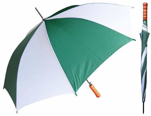 مظلة عصا أوتوماتيكية مقاومة لتسرب الماء مقاس 23 بوصة مع مقبض على شكل حرف J