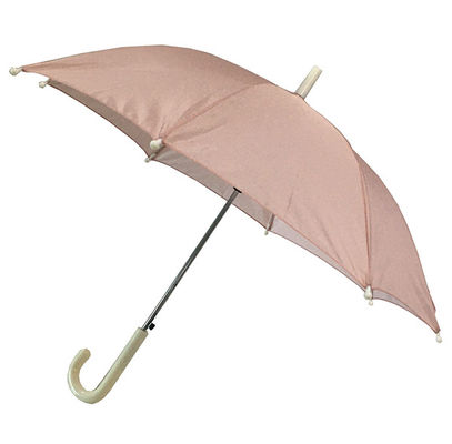 مظلة مطر للأطفال مصنوعة من قماش حريري مطلي بالفضة مقاس 8 مم