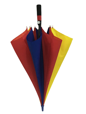 130 سم 190T قماش حريري مظلة قوس قزح مع أضلاعه من الألياف الزجاجية