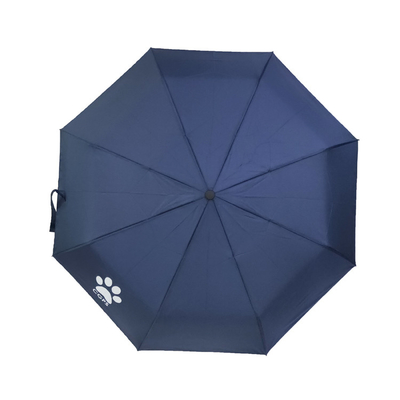 رائعة 3 مظلة قابلة للطي من قماش حريري واق من المطر مع مقبض التخزين