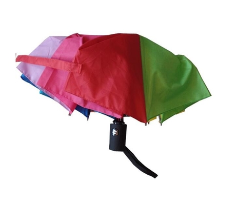 مظلة قوس قزح قابلة للطي وإغلاق أوتوماتيكي مقاس 21 بوصة × 8 كيلو