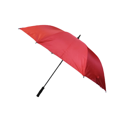 الحماية من الأشعة فوق البنفسجية 190T مظلة من نسيج البوليستر المستقيمة مع طلاء فضي