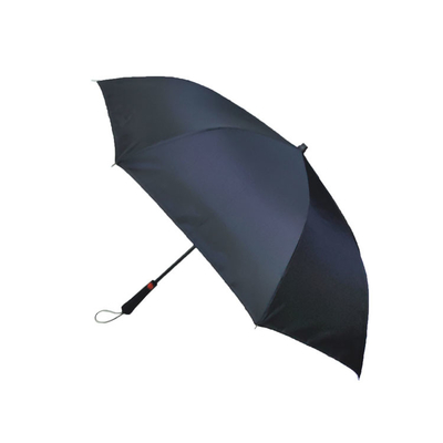 BSCI بوليستر 190T مظلة مزدوجة الطبقة مقلوبة بمقبض على شكل حرف C