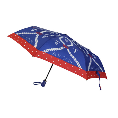 مخصص قماش حريري السيارات المفتوحة Windproof 3 مظلة قابلة للطي للسيدات