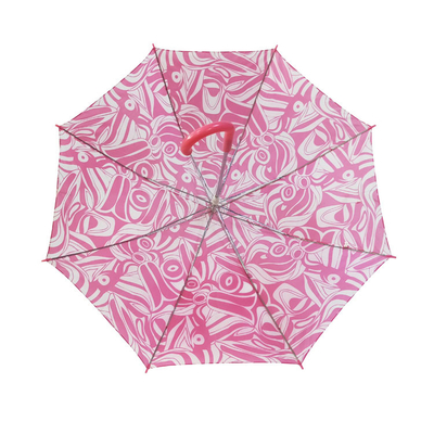 190T قماش حريري مستقيم مظلة الإعلان المطبوعة