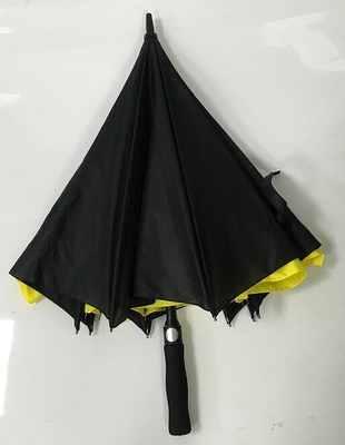 30 بوصة 190T قماش حريري مظلة أوتوماتيكية مفتوحة مزدوجة مظلة للجولف