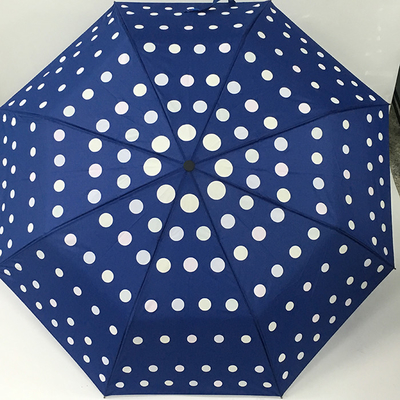 ماجيك برينتينج للطي مظلة قماش حريري مفتوحة أوتوماتيكية للسيدات