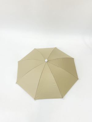 مظلة رأس بدون استخدام اليدين 14 بوصة قماش بونجي مقاوم للماء