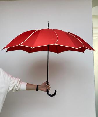 23 Inches Straight Petal-Shaped Umbrella with Full Fiberglass frame.