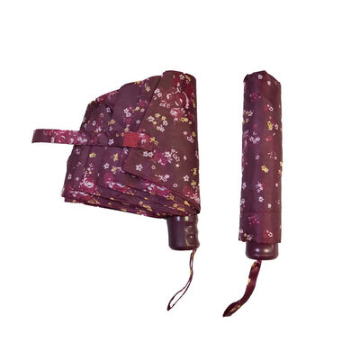 مظلة قابلة للطي مقاومة للماء تصميم مضغوط حمولة شاملة حماية سفر خفيفة الوزن المحمولة