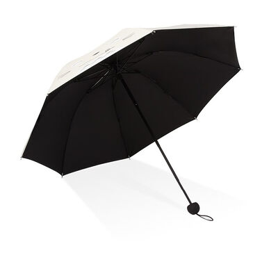 ضلع المظلة 8 مظلة قابلة للطي دائمة القابلة للتحمل المظلة المحمولة للمطر الحماية الشمسية ضئيلة الوزن مظلة السفر مناسبة للخارج