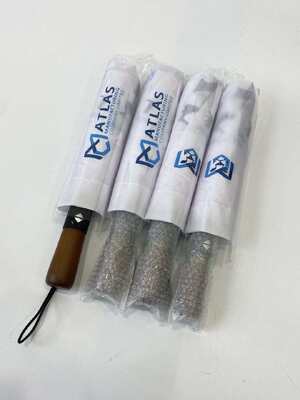 المظلة الخشبية 23 بوصة خفيفة الوزن المظلة الثلاثية