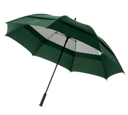 مظلات جولف بأضلاع معدنية وزجاجية بعرض 32 بوصة تغطية واسعة بمقبض EVA مناسبة لهدايا الشركات والاستخدام الخارجي