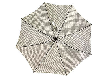 تخصيص الألومنيوم مظلة البوليستر / قماش حريري القطر المفتوح 100-103cm