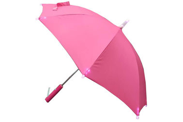 تخصيص الفتيات الوردي مظلة سهلة الاستخدام اليدوي 19 بوصة مع الصمام على نصائح