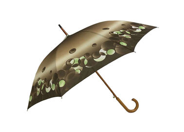 الأشعة فوق البنفسجية مظلة حماية عصا خشبية ، الكلاسيكية مظلة مقبض خشبي