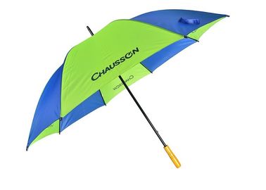 مزدوجة U الأضلاع الإطار المعدني الهدايا الترويجية المظلات ، مظلة نمط الغولف