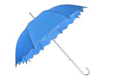 طباعة العلامة المائية الأزرق الهدايا الترويجية المظلات حجم الإطار الألومنيوم الحجم