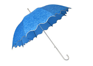 طباعة العلامة المائية الأزرق الهدايا الترويجية المظلات حجم الإطار الألومنيوم الحجم