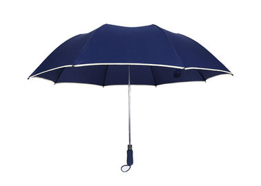2 قابلة للطي شعار مخصص مظلات الجولف ، مظلة الغولف للمطر مع غطاء الأنابيب انتقائي