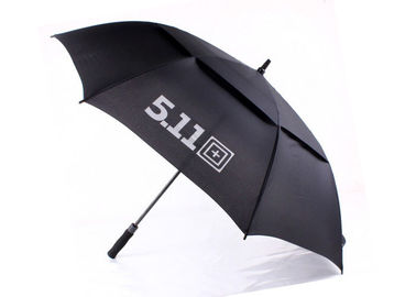 أسود تعزيز 30 بوصة تنفيس مظلة الغولف ، مظلة كبيرة للجولف حفل زواج