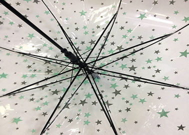 23 &quot;السيارات المفتوحة POE مظلة المطر شفافة مخصصة تصميم مظلة الإبداعية