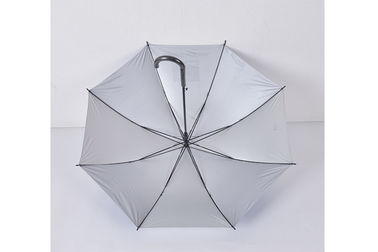 شعار مخصص عصا طويلة الترويجية مظلات الجولف مقبض بلاستيكي منحني