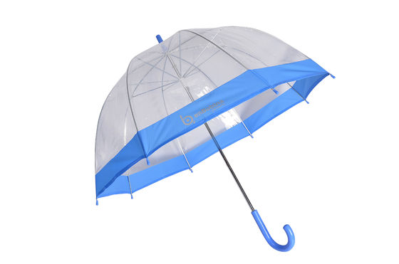 شكل قبة POE النسيج مظلة المطر شفافة