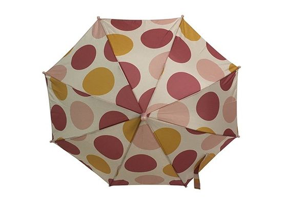 مظلة أوتوماتيكية مفتوحة بقطر 73 سم من قماش حريري مقاس الطفل
