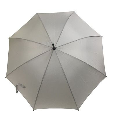 23 بوصة مظلة مستقيمة أوتوماتيكية مفتوحة مع عمود خشبي ومظلة مقبض خشبي