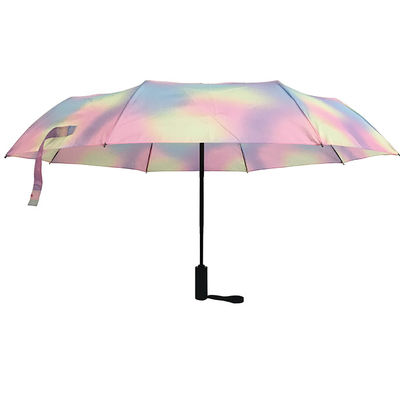 مظلة مزدوجة من الألياف الزجاجية ضلع 93 سم قابلة للطي