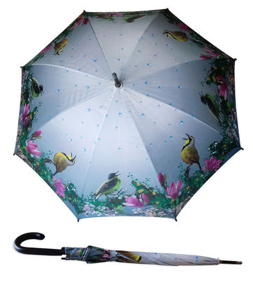 8mm معدن رمح يندبروف مظلة مستقيمة للنساء