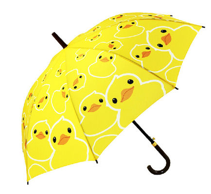 أطفال لطيف الأصفر بطة J مقبض مظلة الغولف المدمجة