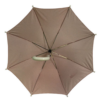 مظلة مطر للأطفال مصنوعة من قماش حريري مطلي بالفضة مقاس 8 مم