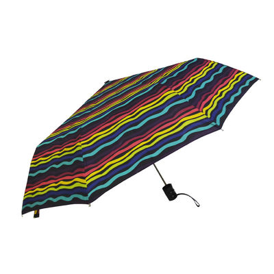 مظلات قابلة للطي بنقل الحرارة 190T بتصميم شريطي