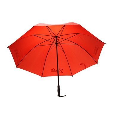 BSCI الترويجية مظلة الغولف المطبوعة مع رمح معدني 8 مم